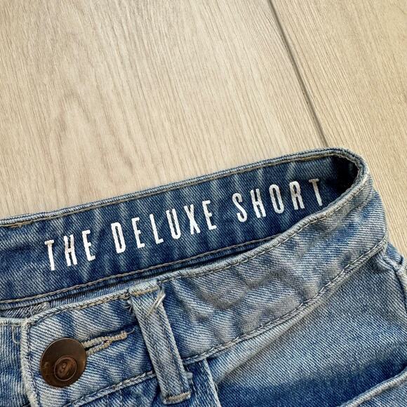 Cotton On The Deluxe Short ripped distressed high waisted denim shorts 2 - Picture 3 of 4
